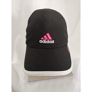 Adidas Adizero Climacool Black Pink White Adjustable Women's Running Cap‎ Hat